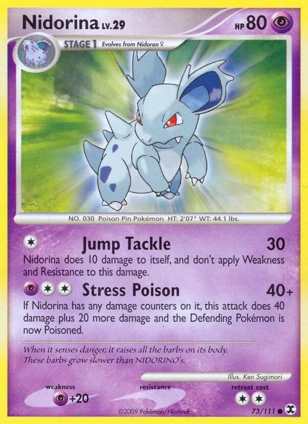 Nidorina #73 – Rising Rivals card
