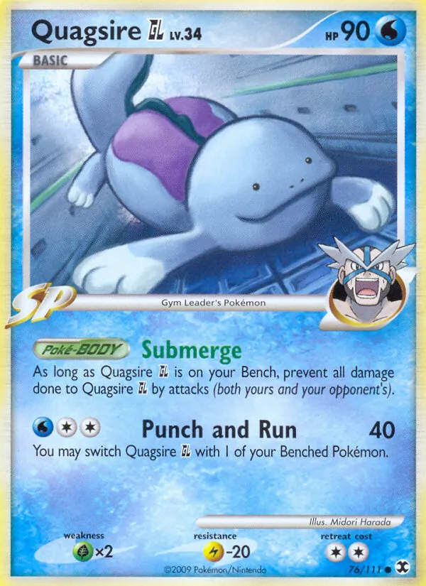Quagsire GL #76 – Rising Rivals card