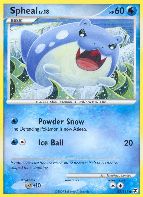 Spheal #82 – Rising Rivals card