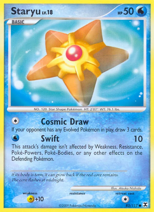 Staryu #83 – Rising Rivals card