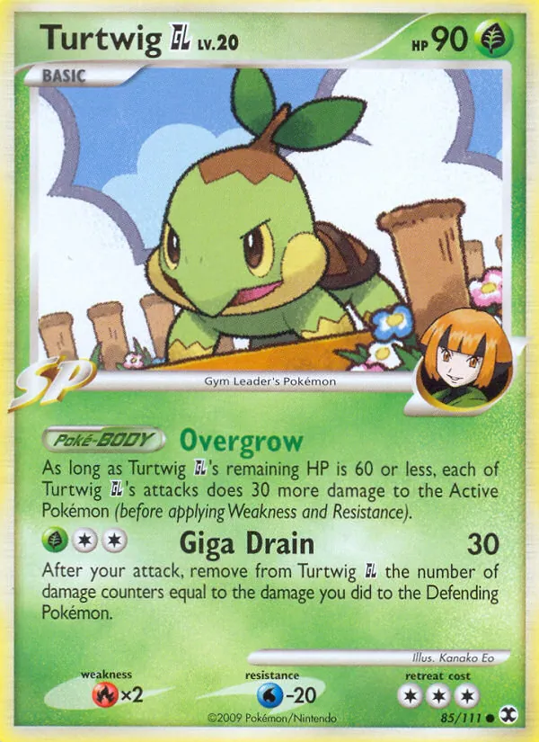 Turtwig GL #85 – Rising Rivals card