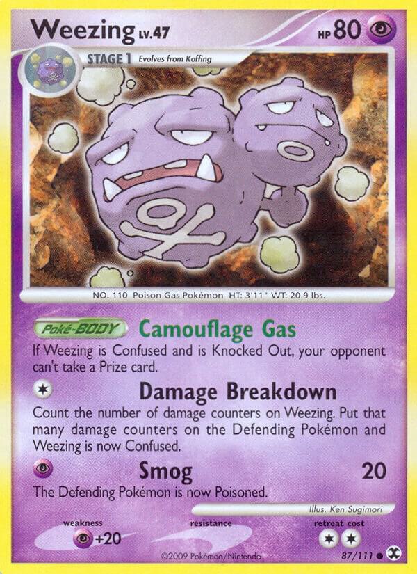 Weezing #87 – Rising Rivals card