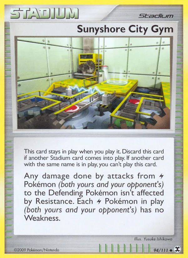 Sunyshore City Gym #94 – Rising Rivals card