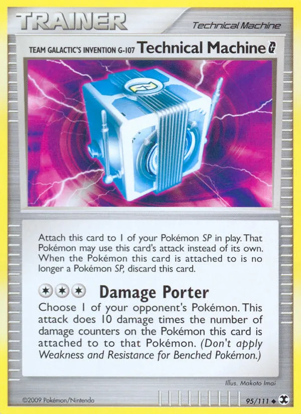 Team Galactic's Invention G-107 Technical Machine G #95 – Rising Rivals card