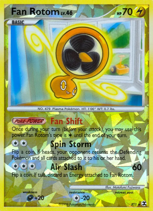 Fan Rotom #RT1 – Rising Rivals card