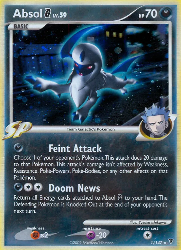 Absol G #1 – Supreme Victors card