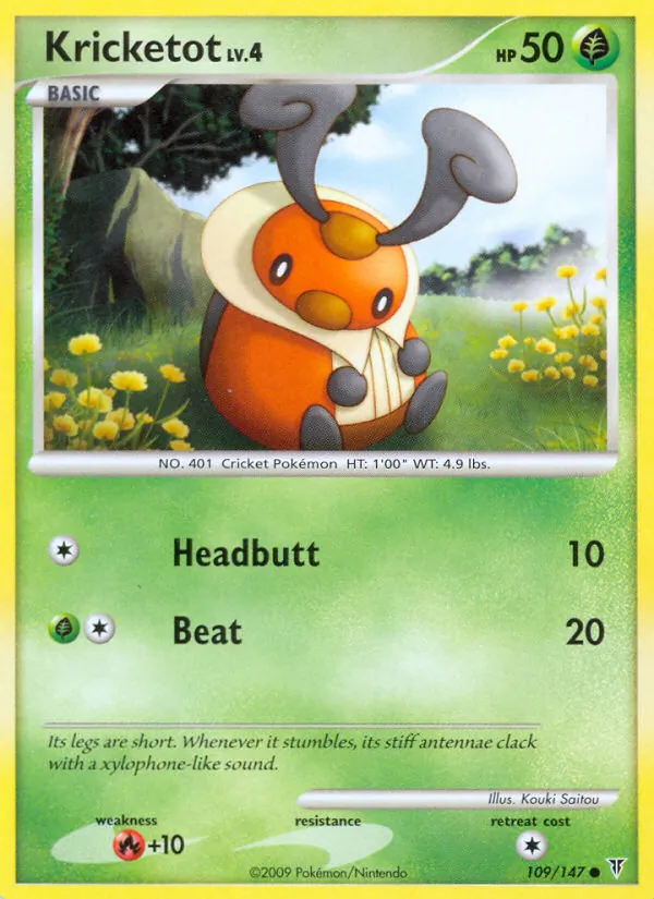 Kricketot #109 – Supreme Victors card