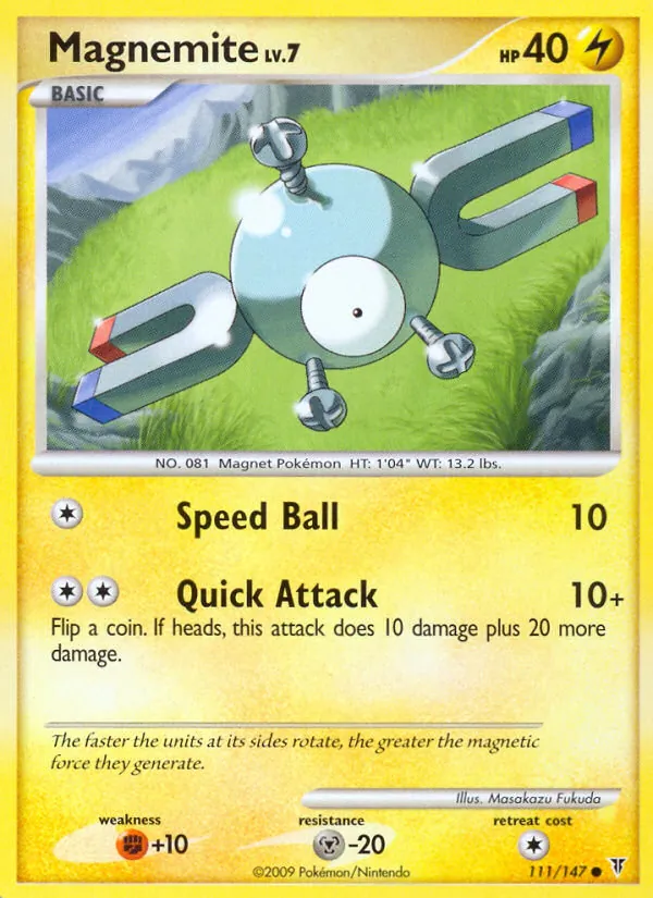 Magnemite #111 – Supreme Victors card