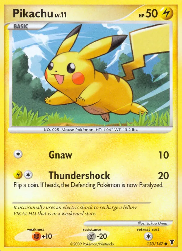 Pikachu #120 – Supreme Victors card