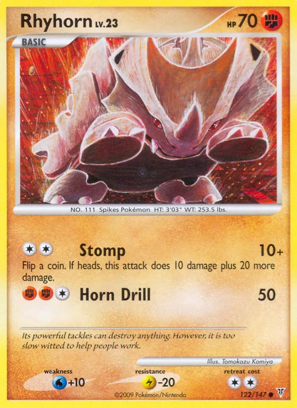Rhyhorn #122 – Supreme Victors card