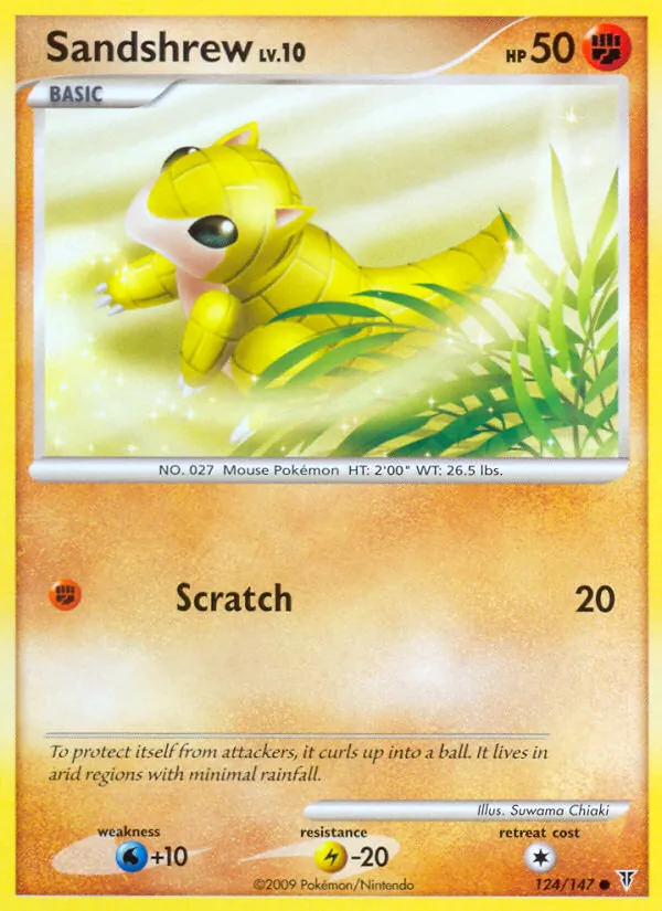 Sandshrew #124 – Supreme Victors card