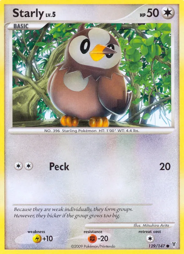 Starly #129 – Supreme Victors card