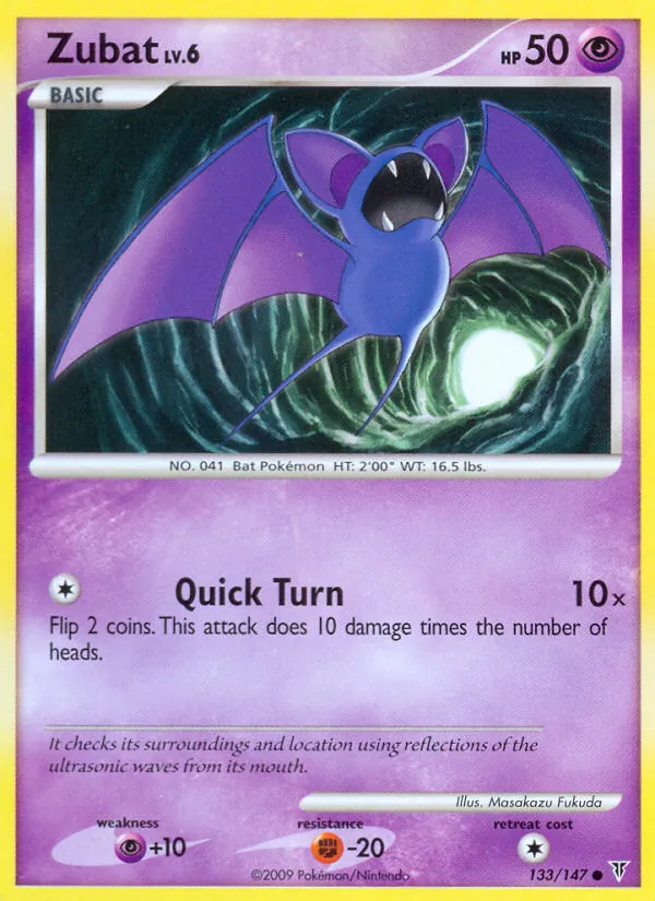 Zubat #133 – Supreme Victors card