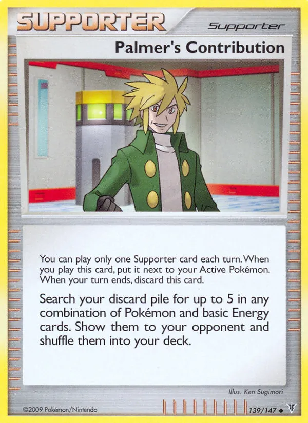 Palmer's Contribution #139 – Supreme Victors card