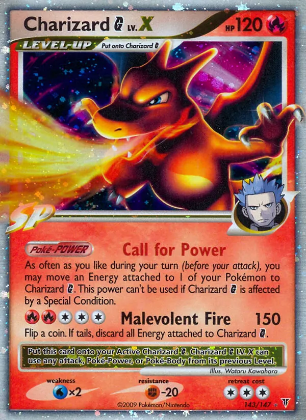 Charizard G LV.X #143 – Supreme Victors card
