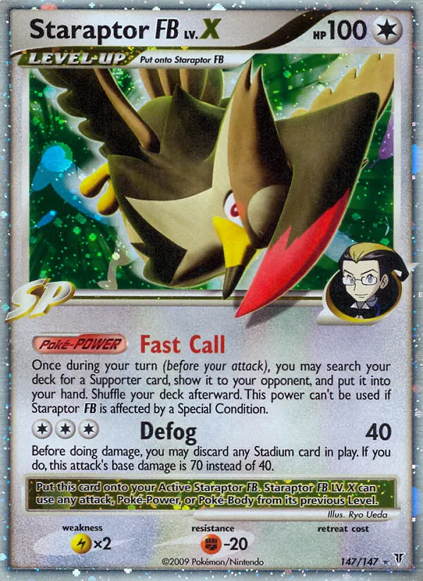 Staraptor FB LV.X #147 – Supreme Victors card