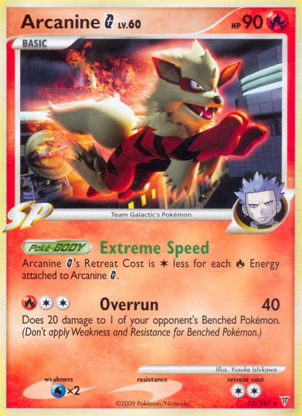 Arcanine G #15 – Supreme Victors card