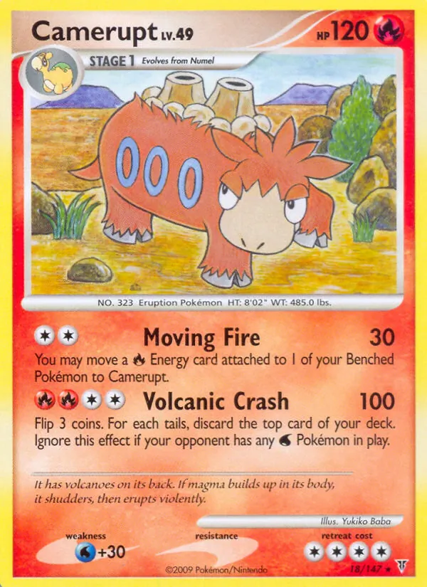 Camerupt #18 – Supreme Victors card