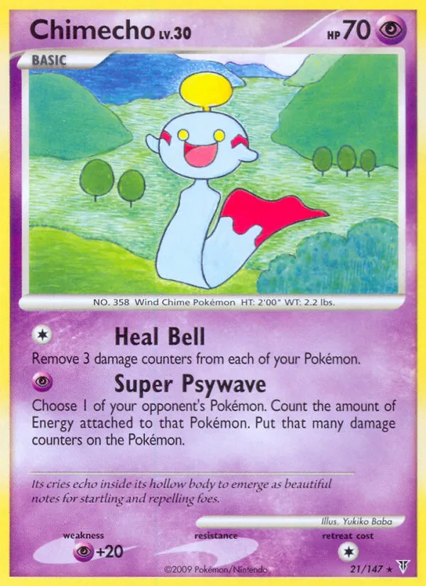 Chimecho #21 – Supreme Victors card