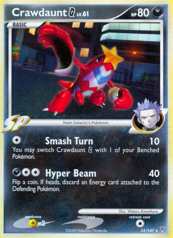 Crawdaunt G #23 – Supreme Victors card