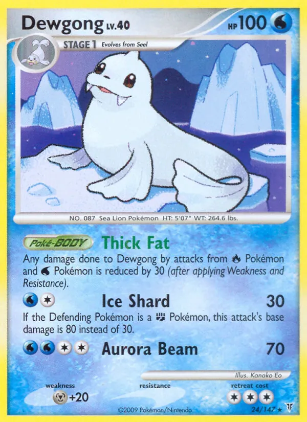 Dewgong #24 – Supreme Victors card