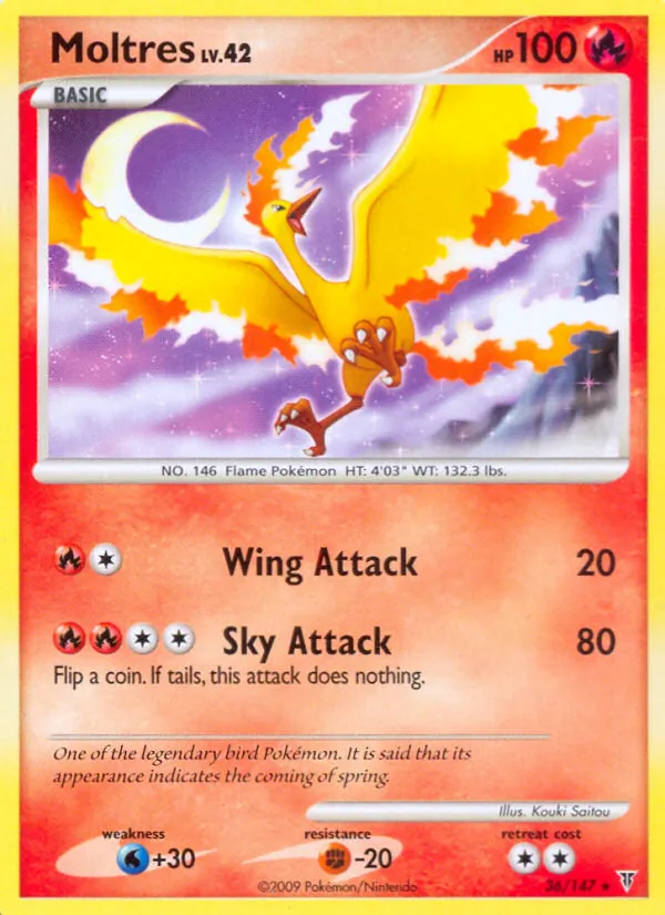 Moltres #36 – Supreme Victors card