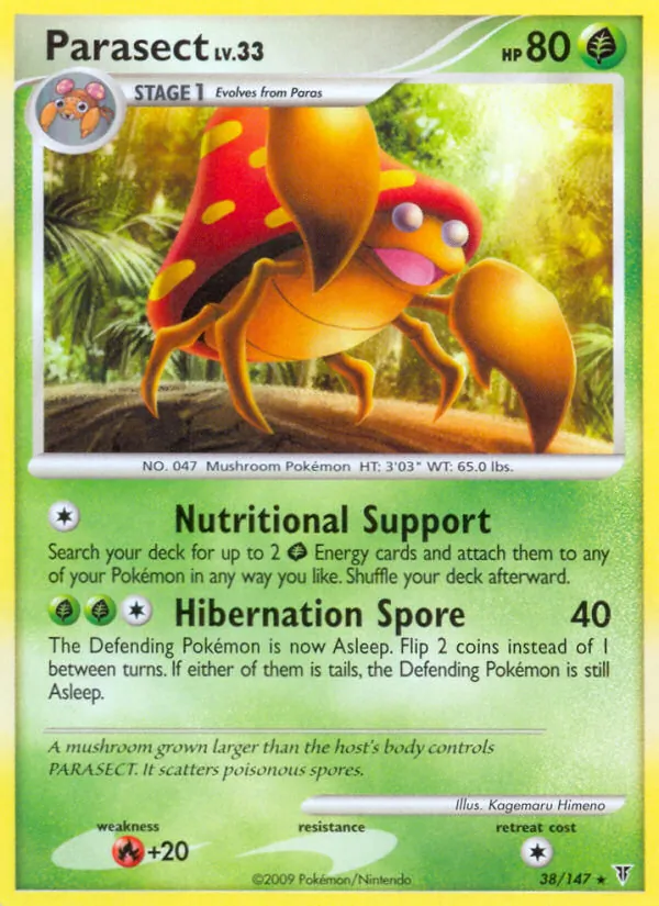 Parasect #38 – Supreme Victors card