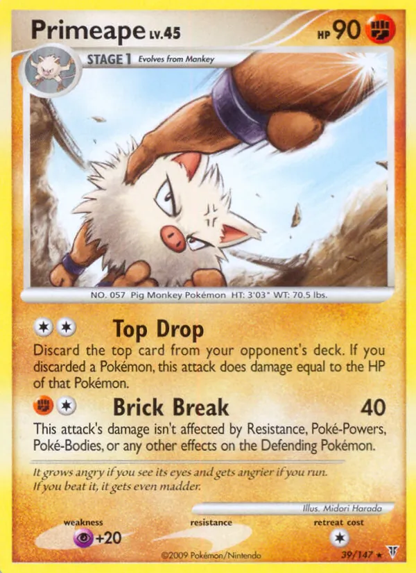 Primeape #39 – Supreme Victors card