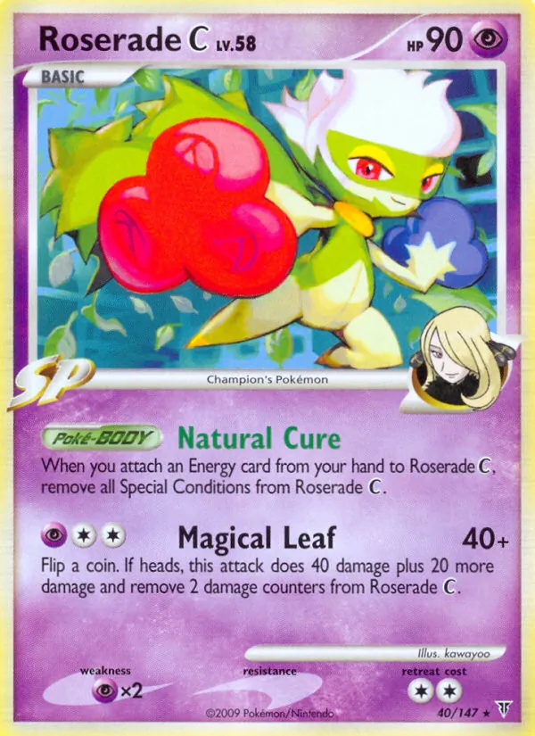Roserade C #40 – Supreme Victors card