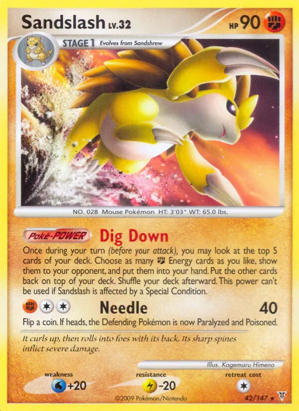 Sandslash #42 – Supreme Victors card