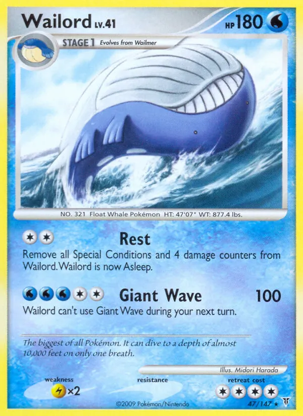 Wailord #47 – Supreme Victors card