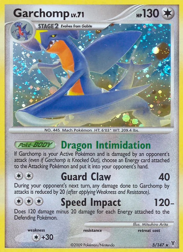 Garchomp #5 – Supreme Victors card