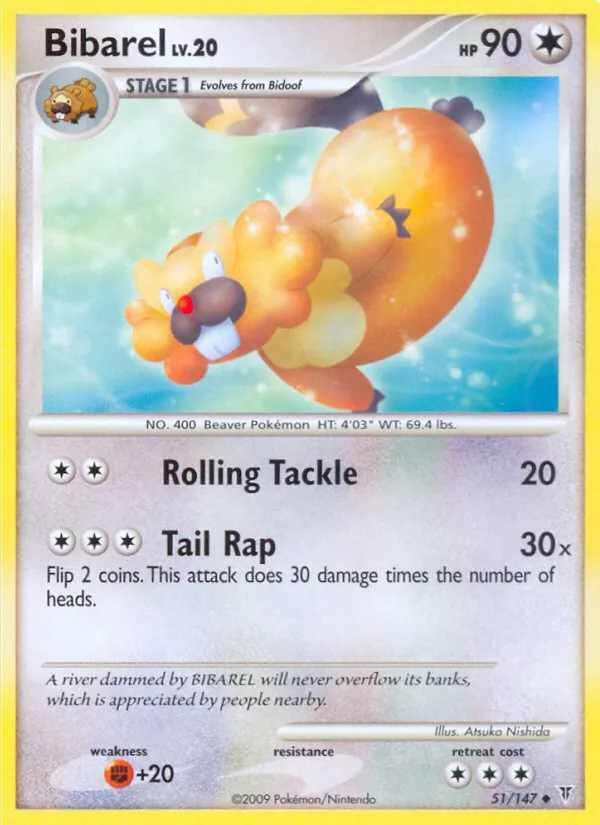 Bibarel #51 – Supreme Victors card