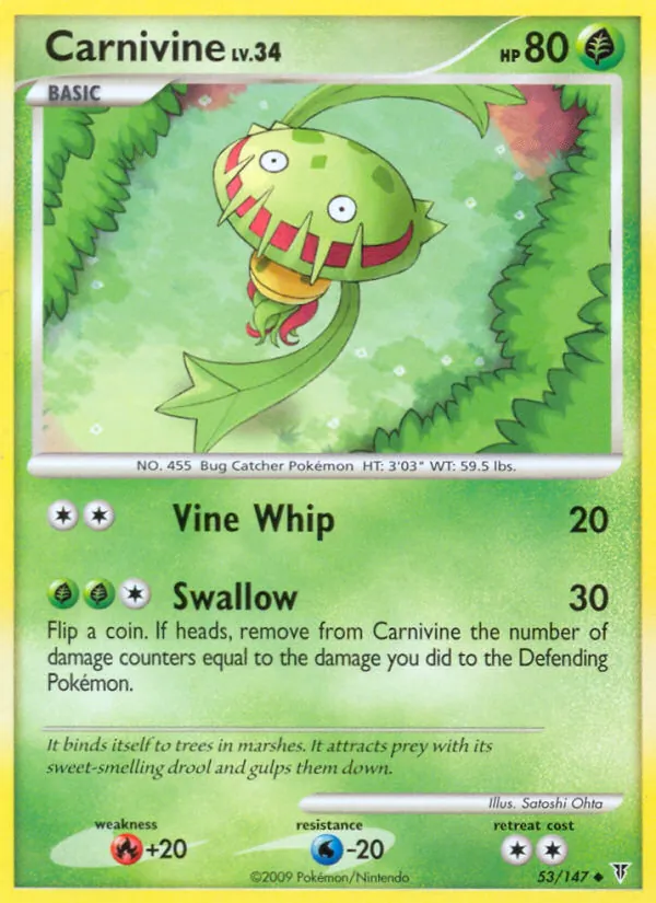 Carnivine #53 – Supreme Victors card
