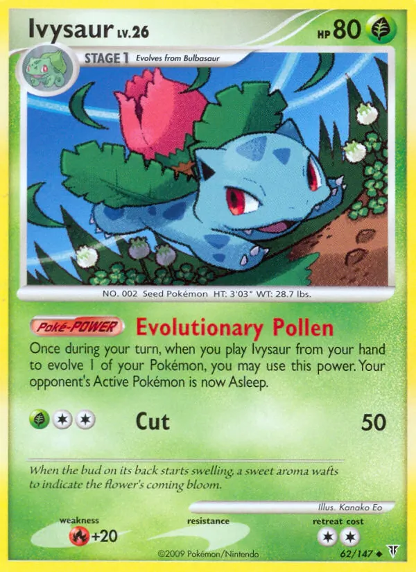 Ivysaur #62 – Supreme Victors card