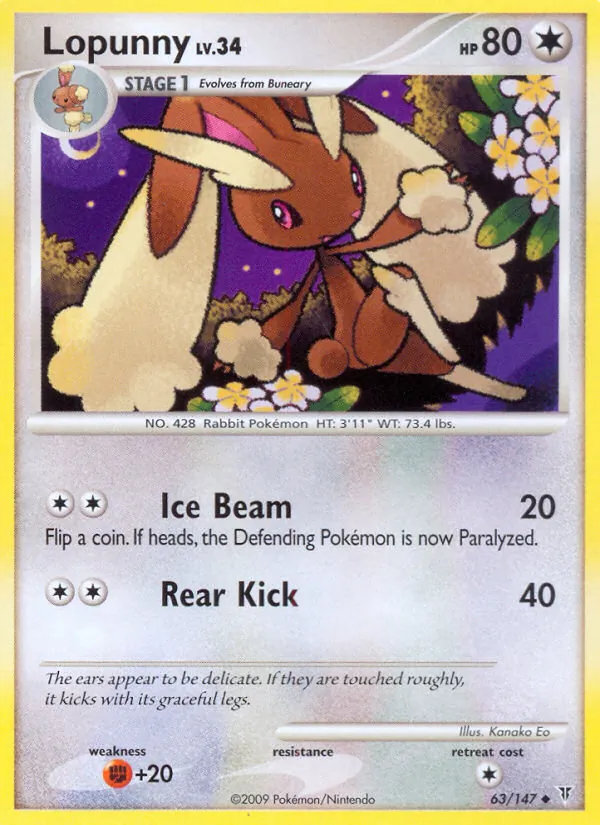 Lopunny #63 – Supreme Victors card