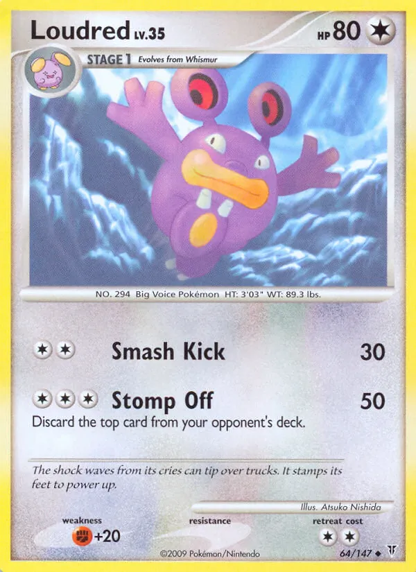 Loudred #64 – Supreme Victors card