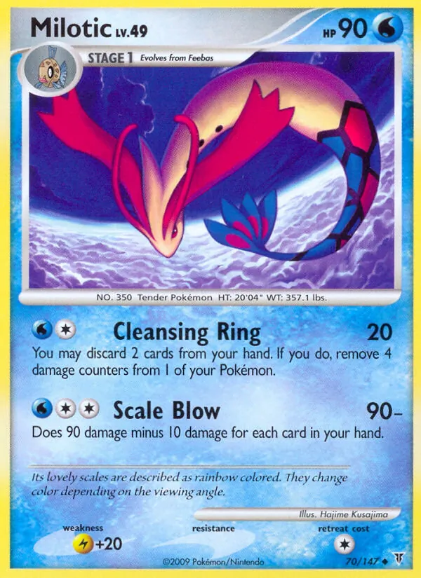 Milotic #70 – Supreme Victors card