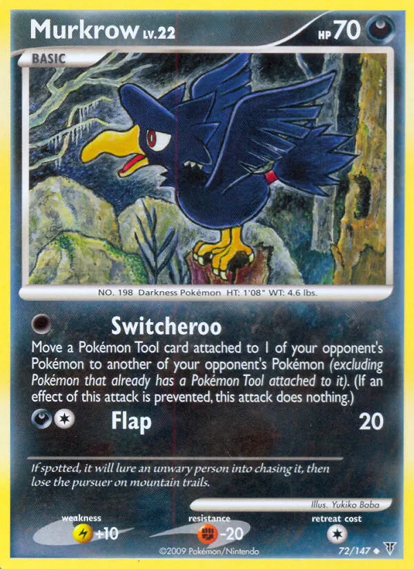 Murkrow #72 – Supreme Victors card