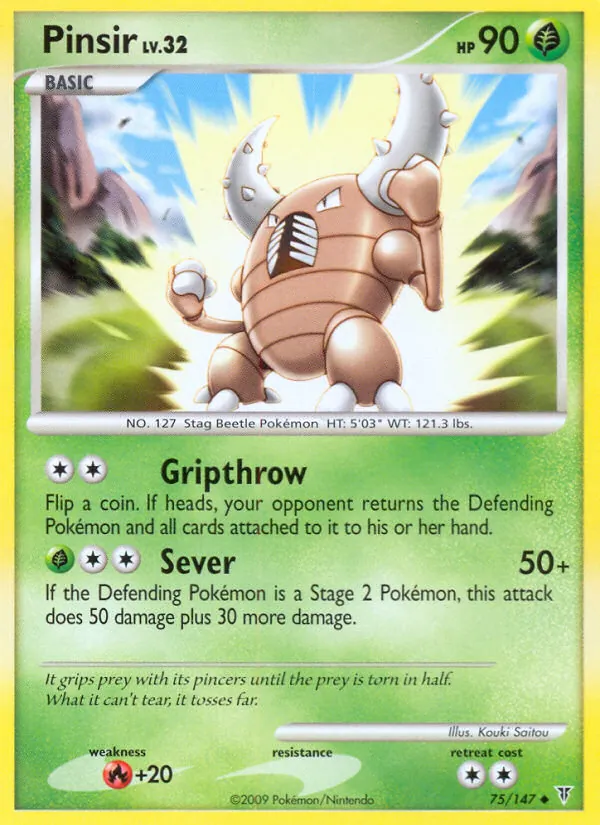 Pinsir #75 – Supreme Victors card