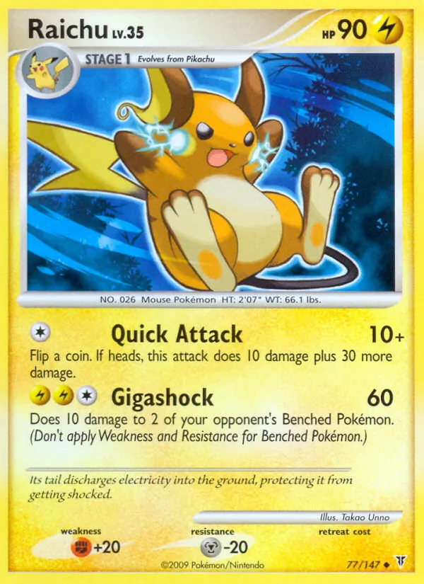 Raichu #77 – Supreme Victors card
