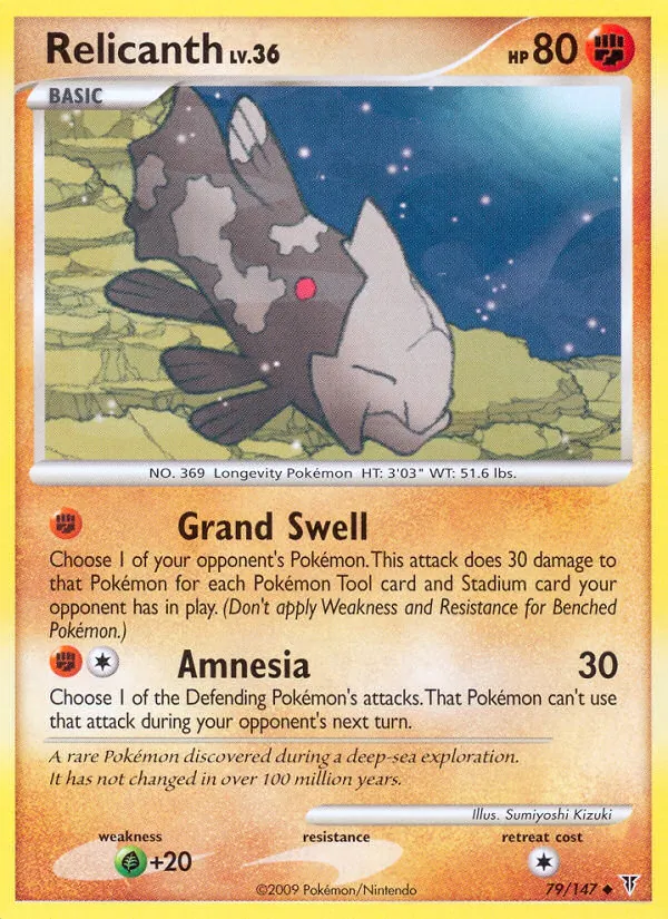 Relicanth #79 – Supreme Victors card