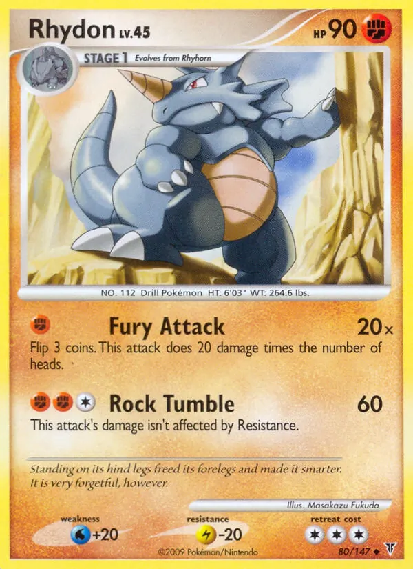 Rhydon #80 – Supreme Victors card