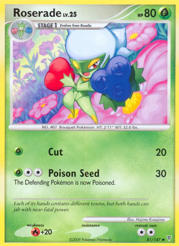 Roserade #81 – Supreme Victors card