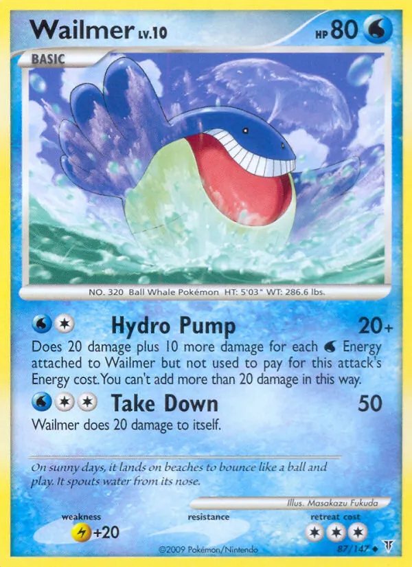 Wailmer #87 – Supreme Victors card