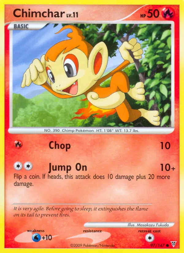 Chimchar #97 – Supreme Victors card