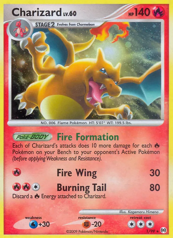 Charizard #1 – Arceus card