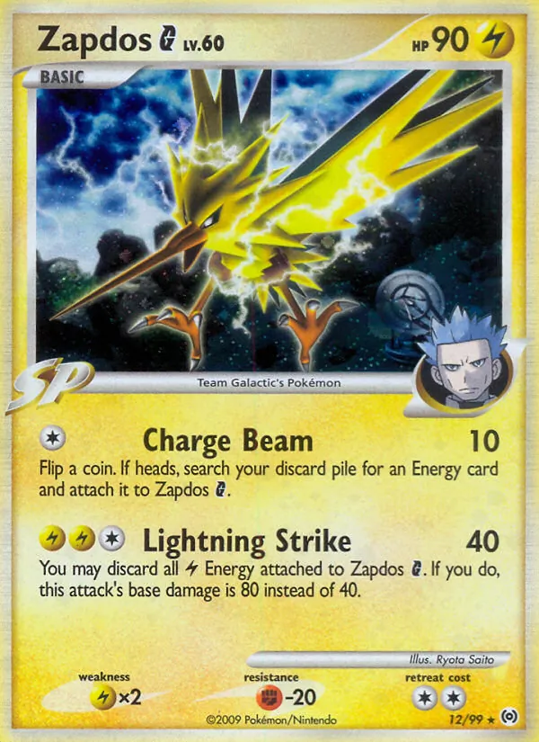 Zapdos G #12 – Arceus card