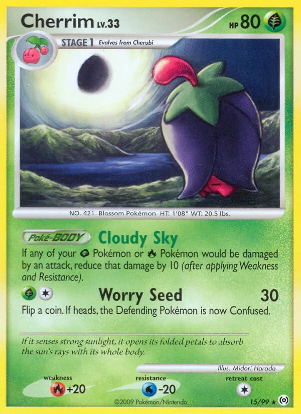 Cherrim #15 – Arceus card