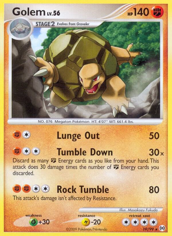 Golem #19 – Arceus card